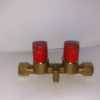 Snelsluitkraan / Afsluiter 2 x 8 mm knel met messing ringen en wartelmoeren. - Afbeelding 4