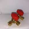 Snelsluitkraan / Afsluiter 2 x 8 mm knel met messing ringen en wartelmoeren.