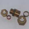 Messing verloop knelkoppeling 8 mm x 10 mm - Afbeelding 3