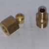 Messing knelkoppeling 8 mm x 1/8 recht buitendraad - Afbeelding 2