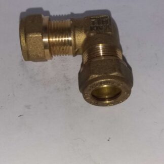 Messing knie knelkoppeling 12mm x 12mm
