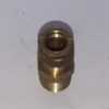 10mm messing knelkoppleing x 1/4 buitendraad rechts