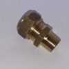 Messing rechte knelkoppeling 12mm x 3/8 buitendraad - Afbeelding 5