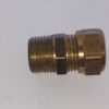 Messing rechte knelkoppeling 12mm x 3/8 buitendraad - Afbeelding 6