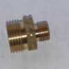 Messing fitting 1/4 buitendraad x din Shell buitendraad - Afbeelding 3