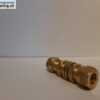 Messing Schotkoppeling / Schotdoorvoer 12mm x 12mm knel recht. - Afbeelding 4