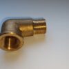 Messing Messing knie fitting 1 x 3/8 binnendraad x 3/8 buitendraad - Image 2